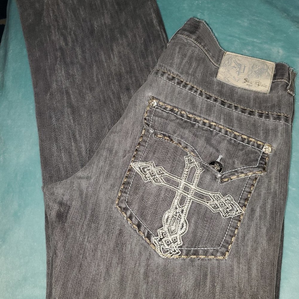 VTG South Pole Black Baggy 38x32 - Picture 5 of 5